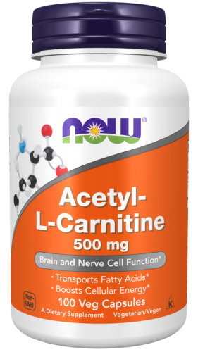 Now Foods Acetyl L-carnityny KARNITYNA ALC 500mg