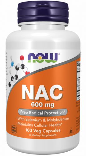 NOW Foods NAC N-Acetyl Cysteina 600mg 100kap