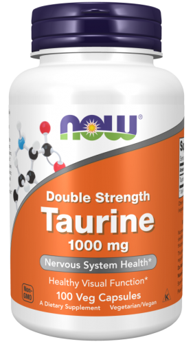 Now Foods TAURYNA taurine FORTE 1000mg 100 kaps.