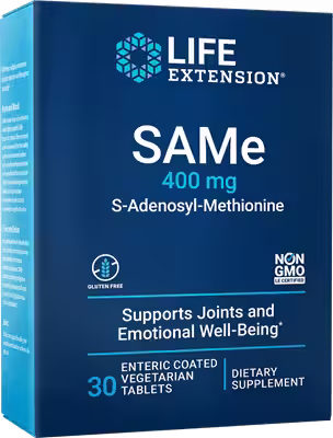 LIFE EXTENSION SAMe S-Adenozylo-Metionina