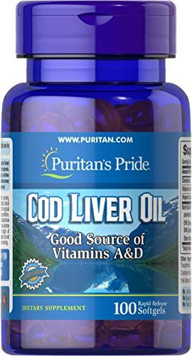 Puritan\'s Pride TRAN Cod Liver Oil OMEGA-3 DHA EPA
