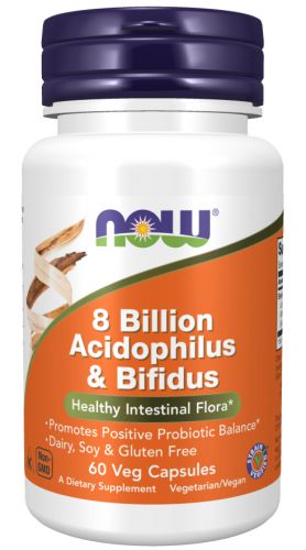 NOW PROBIOTYYK 8 Billion Acidophilus & Bifidus