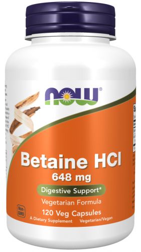 NOW FOODS BETAINE HCL betaina pepsyna 120k
