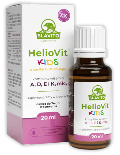 SLAVITO HelioVit KIDS witamina ADEK krople A D3 E K2