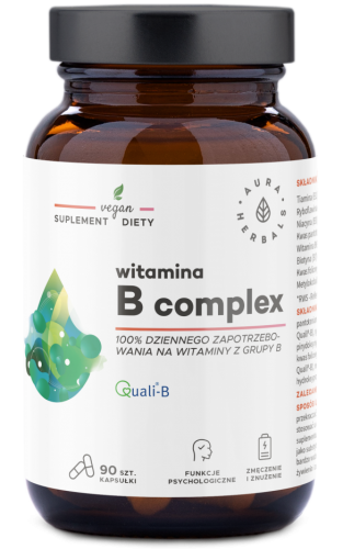 Aura Herbals WITAMINA B COMPLEX kompleks B3 B6 B12