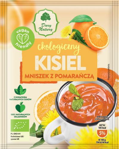 Dary Natury KISIEL BIO Mniszek z pomarańczą EKO 01/09/ 2023r