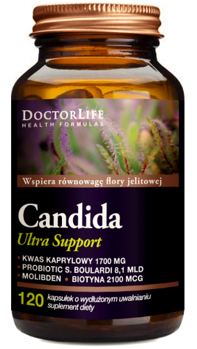 Doctor Life CANDIDA ULTRA SUPPORT Kwas kaprylowy GRZYBY WIRUSY