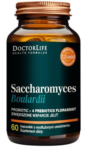 Doctor Life SACCHAROMYCES Boulardii PROBIOTYK IBS