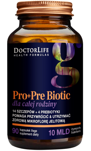 DOCTOR LIFE ProPre Biotic PROBIOTYK 14 Dla Rodziny