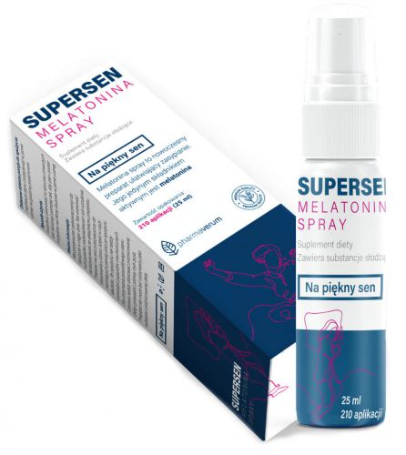 Pharmaverum SUPERSEN Spray MELATONINA Zdrowy sen