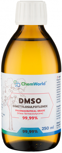 ChemWorld DMSO Dimetylosulfotlenek 250ml 99,96% CZDA