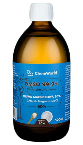 ChemWorld DMSO CZDA 99,9% + Chlorek magnezu 500ml