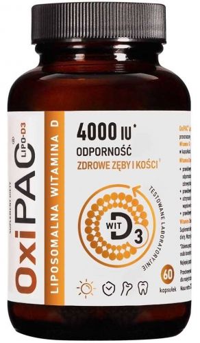 Liposomalna WITAMINA D3 4000 OxiPAC AronPharma