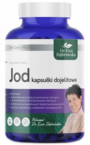 Dr Ewa Dąbrowska JOD dojelitowe JODEK POTASU 180 kaps