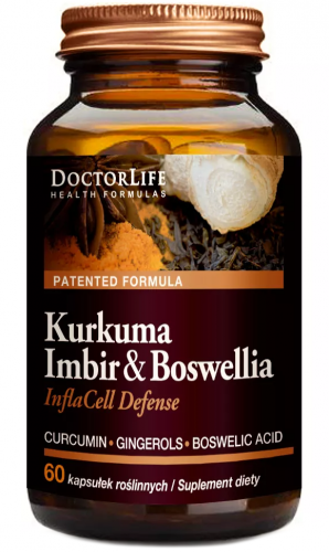 Doctor Life KURKUMA Imbir BOSWELLIA InflaCell 60k