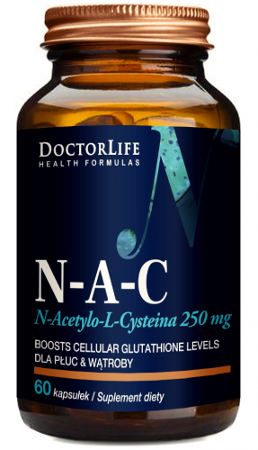 Doctor Life NAC N-Acetylo-L-Cysteina WSPARCIE WĄTROBY