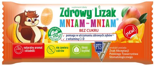 BIO PLANET ZDROWY LIZAK Mniam-Mniam WITAMINA C D3 o smaku Mango