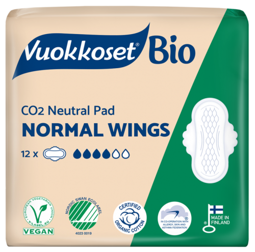 VUOKKOSET 100% BIO Podpaski nie chlorowane NORMAL