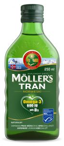 Moller\'s TRAN Omega 3 DHA EPA Norweski 250ml