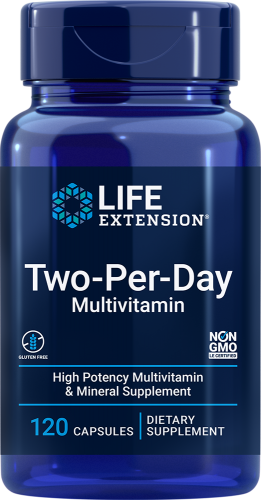LIFE EXTENSION TWO-PER-DAY multiwitamina 120 kaps