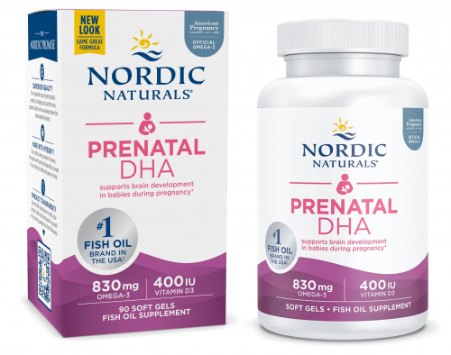 NORDIC NATURALS Prenatal DHA OMEGA-3 witamina D3