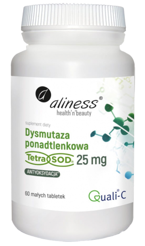 Aliness Dysmutaza ponadtlenkowa SOD enzymy (Tetra Sod) 25 mg