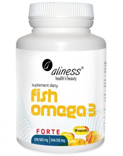ALINESS Fish OMEGA 3 Forte 500 250mg EPA DHA
