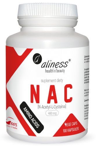 Aliness NAC N-Acetylocysteina L-CYSTEINA 190 mg 100