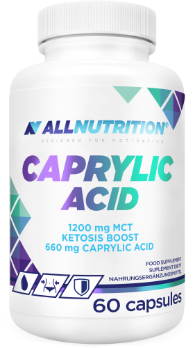 ALLNUTRITION CAPRYLIC ACID KWAS KAPRYLOWY OLEJ MCT UKŁAD POKARMOWY JELITA