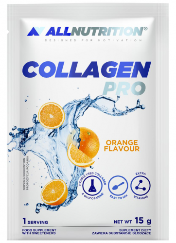 ALLNUTRITION COLLAGEN PRO SASZETKA POMARAŃCZA KOLAGEN STAWY