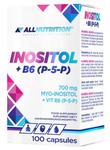 ALLNUTRITION INOSITOL + B6 P-5-P WITAMINA INOZYTOL HORMONY STRES ZMĘCZENIE