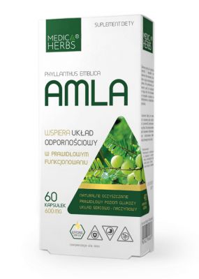 Medica Herbs AMLA ekstrakt 600mg GLUKOZA cukrzyca