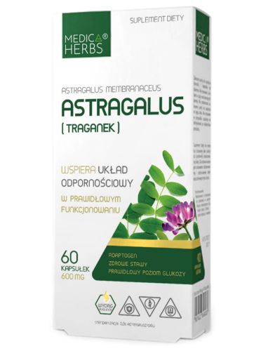 Medica Herbs ASTRAGALUS TRAGANEK ekstrakt ODPORNOŚĆ