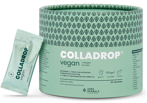 Aura Herbals COLLADROP VEGAN KOLAGEN Vollagen AMINOKWASY