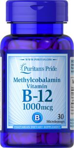 Puritan\'s Witamina B12 B-12 1000 Metylokobalamina 30 tab