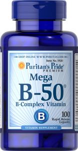 WITAMINA B kompleks B-50 B50 complex Puritan\'s Pride