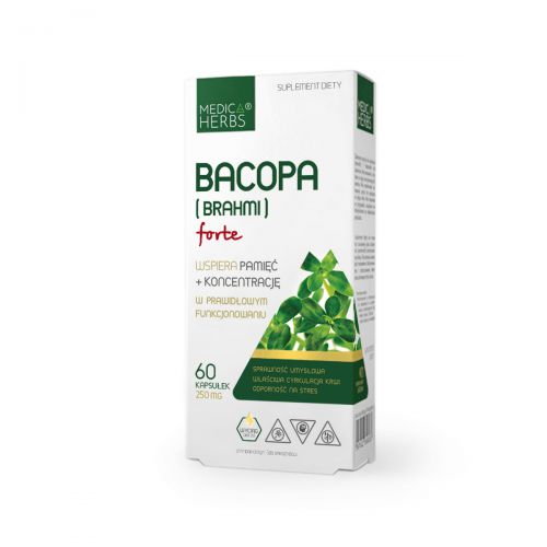 Medica Herbs BACOPA Forte EKSTRAKT kocentracja PAMIĘĆ bakopa