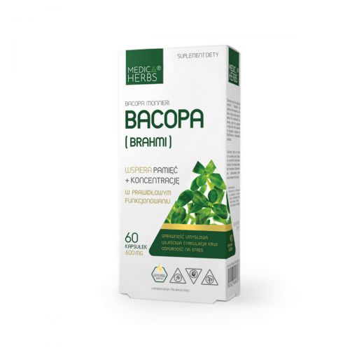 Medica Herbs BACOPA EKSTRAKT kocentracja PAMIĘĆ bakopa