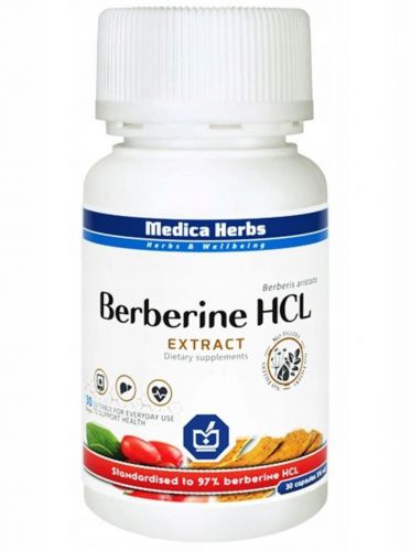 Medica Herbs BERBERINE HCL BERBERYNA ekstrakt 30 kap