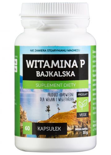 Bio Organic WITAMINA P Bajkalska TAKSYFOLINA 60kap
