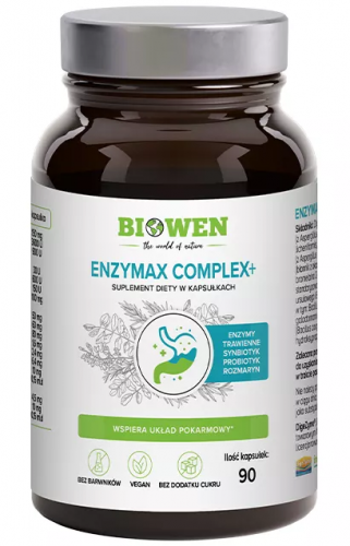 BIOWEN Enzymax Complex+ ENZYMY TRAWIENNE Probiotyk