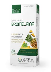 Medica BROMELAINA Bromelina ENZYMY TRAWIENNE 60k