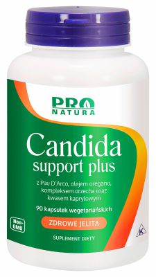 CANDIDA SUPPORT kaprylowy drożdżaki 90k NOW FOODS