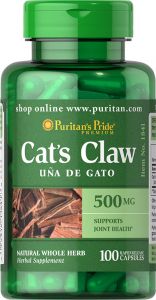 CAT\'S CLAW KOCI PAZUR VILCACORA Puritan\'s Pride CATS