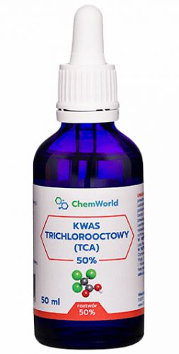 TCA Kwas Trichlorooctowy 50% 50ml CZDA ChemWorld
