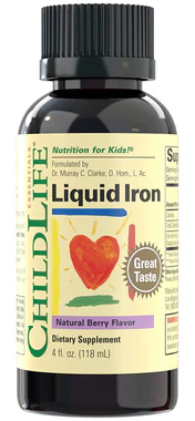 ChildLife ŻELAZO W PŁYNIE DLA DZIECI Liquid Iron Jagoda 118 ml