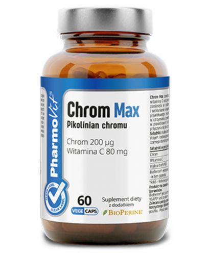 PharmoVit CHROM PIKOLINIAN chromu MAX witamina C