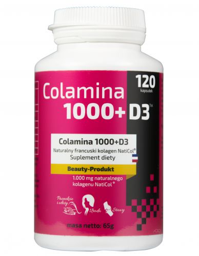 Bio Organic COLAMINA witamina D3 KOLAGEN 120kap