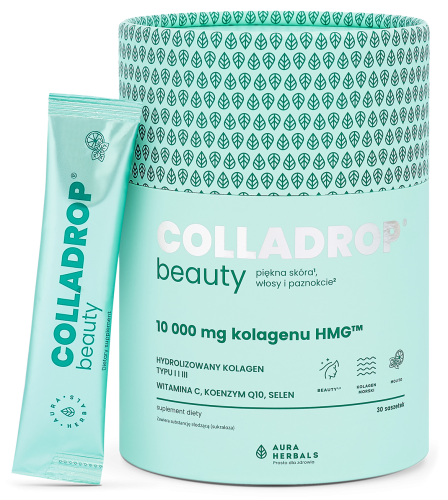 Aura Herbals COLLAGEN BEAUTY Mojito KOLAGEN w proszku SKÓRA WŁOSY