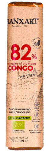 CZEKOLADA GORZKA 82% Kongo BEZGLUTENOWA BIO